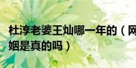 杜淳老婆王灿哪一年的(网传她曾有过一段婚姻是真的吗)