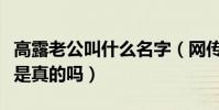 高露老公叫什么名字(网传贺刚和高露结婚照是真的吗)