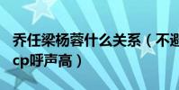 乔任梁杨蓉什么关系(不避嫌频发亲密照奸角cp呼声高)