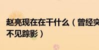 赵亮现在在干什么(曾经突然消失在大众视线不见踪影)