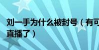 刘一手为什么被封号(有可能他再也回归不了直播了)