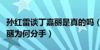 孙红雷谈丁嘉丽是真的吗(揭秘孙红雷和丁嘉丽为何分手)