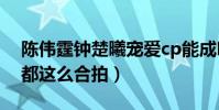 陈伟霆钟楚曦宠爱cp能成吗(两人采访开车都这么合拍)