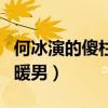 何冰演的傻柱是什么电视剧（他凭这部剧成了暖男）