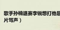歌手孙楠退赛李锐想打他是真的吗(网络上一片骂声)