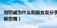 刘恺威为什么和前女友分手(离婚后的他传出新恋情)