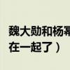魏大勋和杨幂恋情什么梗（网曝魏大勋和杨幂在一起了）