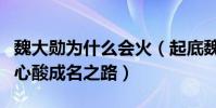 魏大勋为什么会火(起底魏大勋的个人资料和心酸成名之路)