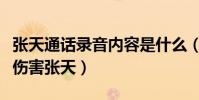 张天通话录音内容是什么(陈奕辰自曝没想过伤害张天)
