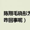 陈翔毛晓彤为什么分手（网曝二人分手有内幕咋回事呢）
