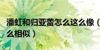 潘虹和归亚蕾怎么这么像(美人的气质总是那么相似)