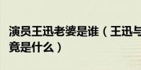 演员王迅老婆是谁(王迅与前妻的离婚原因究竟是什么)