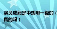 演员成毅是中戏哪一级的(网传成毅改年龄是真的吗)