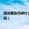 胡冰卿张丹峰什么关系（胡冰卿张丹峰吻戏假戏真做是真的吗）