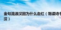 金句流浪汉因为什么走红(饱读诗书大好前途为何去做流浪汉)