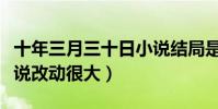 十年三月三十日小说结局是什么(影视剧较小说改动很大)
