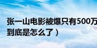 张一山电影被爆只有500万成绩(网友直呼这到底是怎么了)