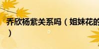 乔欣杨紫关系吗(姐妹花的友情有很多小细节)