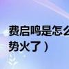 费启鸣是怎么火起来的（毫无防备的以刷屏姿势火了）