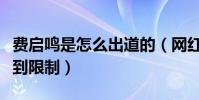 费启鸣是怎么出道的(网红出道的他的发展受到限制)