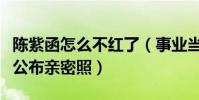 陈紫函怎么不红了(事业当红期的她被前男友公布亲密照)