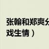 张翰和郑爽分手了吗（两人因合作流星雨而因戏生情）