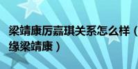 梁靖康厉嘉琪关系怎么样(网曝厉嘉琪因戏结缘梁靖康)