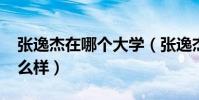 张逸杰在哪个大学(张逸杰2018艺考结果怎么样)