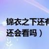 锦衣之下还有第二部吗（不是原班人马网友们还会看吗）