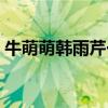 牛萌萌韩雨芹一模一样（两个人是什么关系）