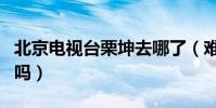 北京电视台栗坤去哪了(难道她真的是怀孕了吗)