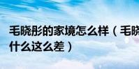 毛晓彤的家境怎么样(毛晓彤和父亲的关系为什么这么差)