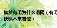 集梦有毛为什么退网(有毛吐露心声抱怨血色秋枫不来看他)