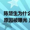 陈楚生为什么被雪藏（快男冠军陈楚生被雪藏原因被曝光）