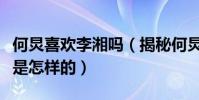 何炅喜欢李湘吗(揭秘何炅和李湘现在的关系是怎样的)