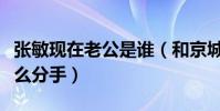 张敏现在老公是谁(和京城四少之一汪雨为什么分手)