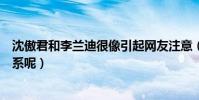 沈傲君和李兰迪很像引起网友注意(私下两人到底是什么关系呢)