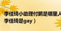 李佳琦小助理付鹏是哪里人(为什么网友直呼李佳琦是gay)