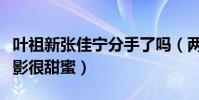 叶祖新张佳宁分手了吗(两人一同现身车库背影很甜蜜)