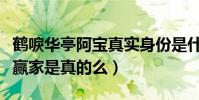鹤唳华亭阿宝真实身份是什么(曝阿宝是人生赢家是真的么)