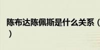 陈布达陈佩斯是什么关系(陈布达是做什么的)