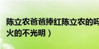 陈立农爸爸捧红陈立农的吗(黑粉传言陈立农火的不光明)