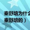 秦舒培为什么嫁给陈冠希（陈冠希有什么吸引秦舒培的）