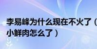 李易峰为什么现在不火了(曾经红透半边天的小鲜肉怎么了)