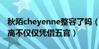秋陌cheyenne整容了吗(一个人的颜值高不高不仅仅凭借五官)