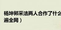 杨坤郭采洁两人合作了什么(一首答案如今火遍全网)