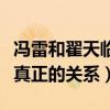 冯雷和翟天临长得像两人是亲戚吗（揭秘两人真正的关系）