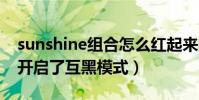 sunshine组合怎么红起来的(爆红之后几人开启了互黑模式)