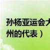 孙杨亚运会大使会被取消吗（孙杨已经不是杭州的代表）