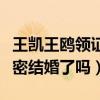 王凯王鸥领证的消息刷爆朋友圈（两人真的秘密结婚了吗）